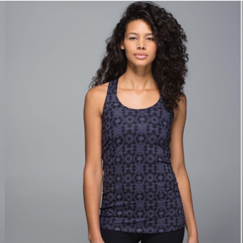 Lululemon Cool Racerback Mini Prisma Nightfall Black Grape 6